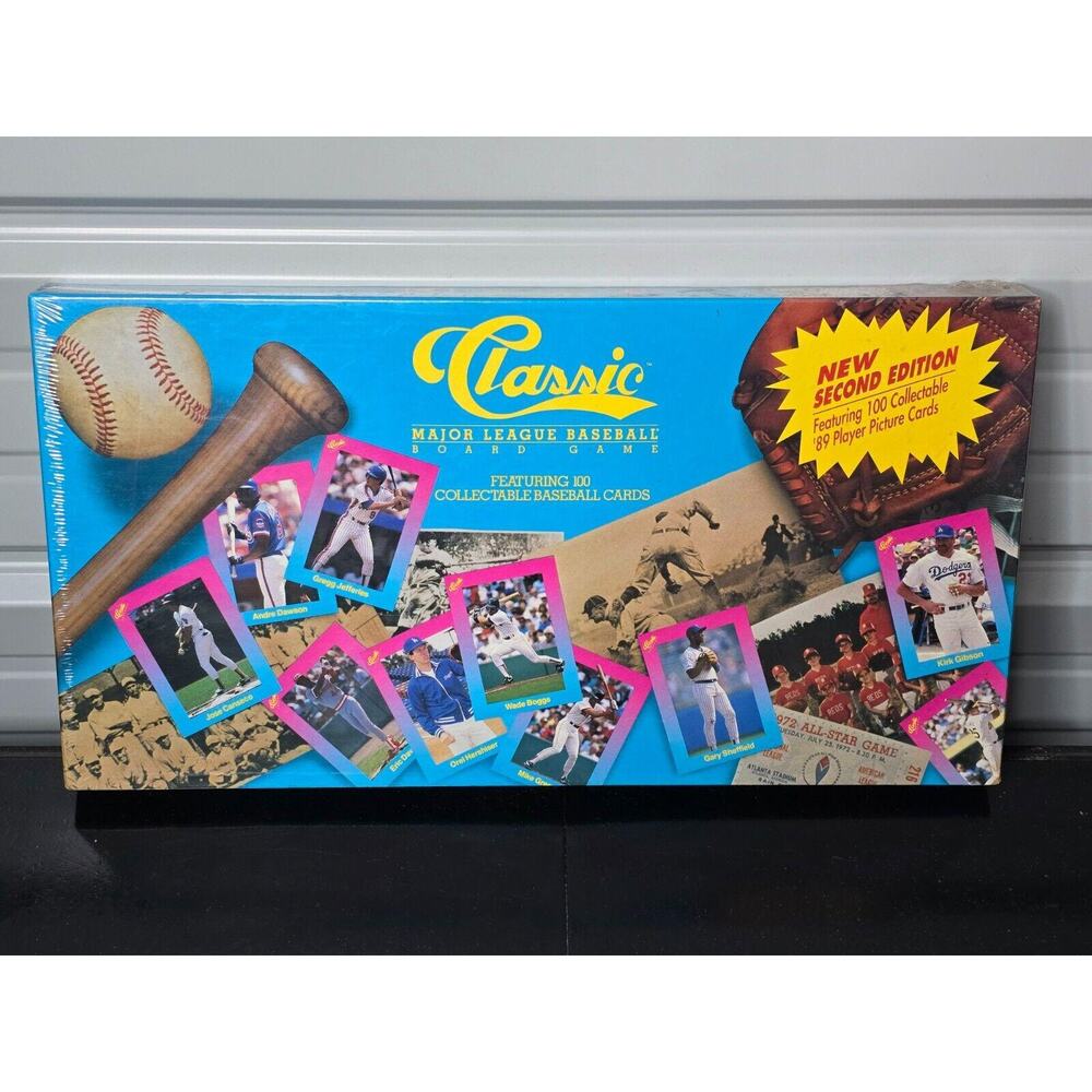 Vintage 1989 Classic Major League Baseball Board Game SEALED